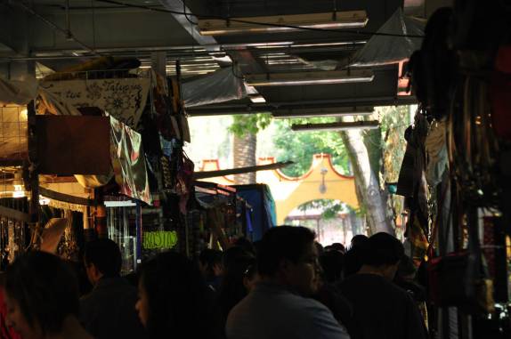 Mercado Artesanal de Coyoacán, bairro da Cidade do México, capital do país